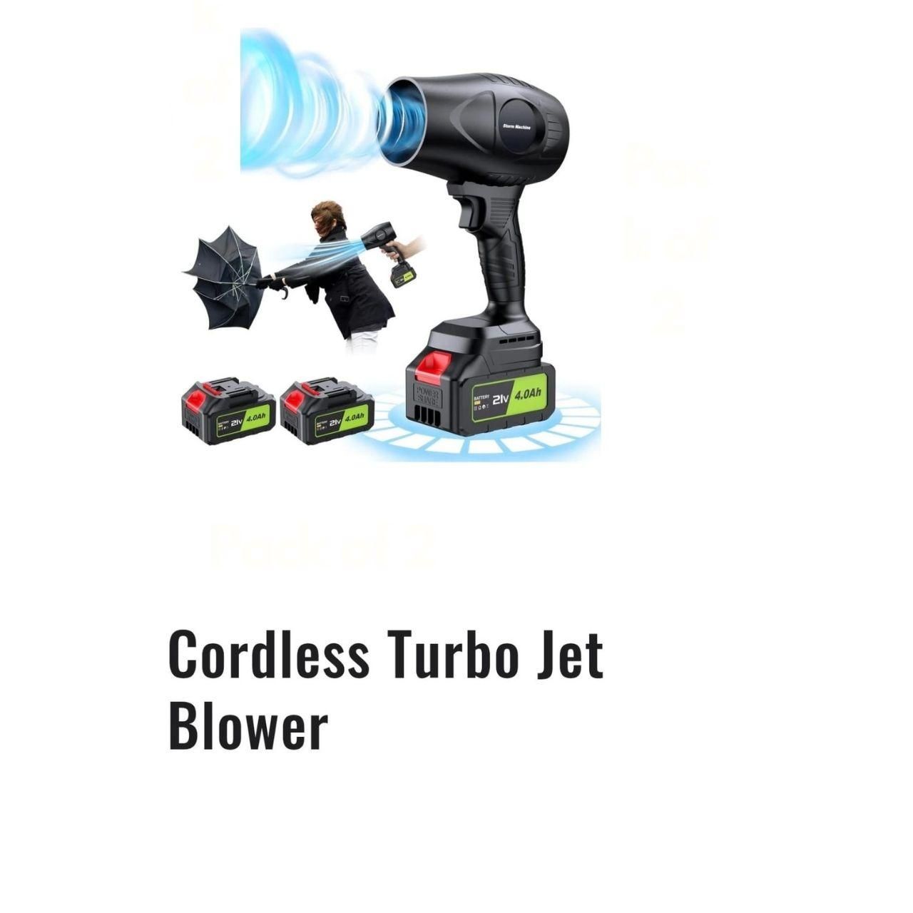 Cordless Turbo Jet Blower sspmvp-6x