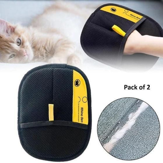 Pet Hair Removal Gloves (Pack of 2) sspmvp-6x